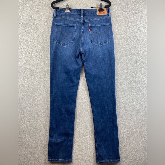 Levi’s mid rise skinny jeans size 10 medium wash wardrobe essentials basics - Picture 9 of 11